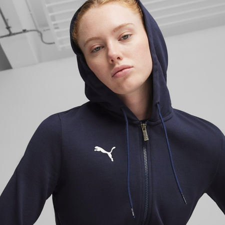 Bluza damska Puma Team Goal Casuals Hooded granatowa 658597 06