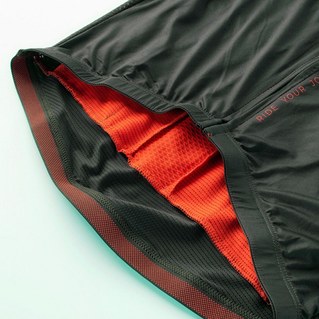 Męska koszulka rowerowa Radvik Foxtrot GTS turkusowa rozmiar S