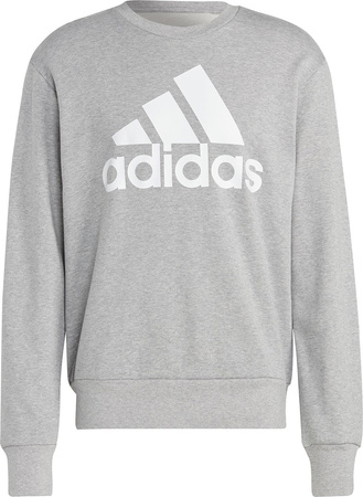 Bluza męska adidas Essentials French Terry Big Logo szara IC9326