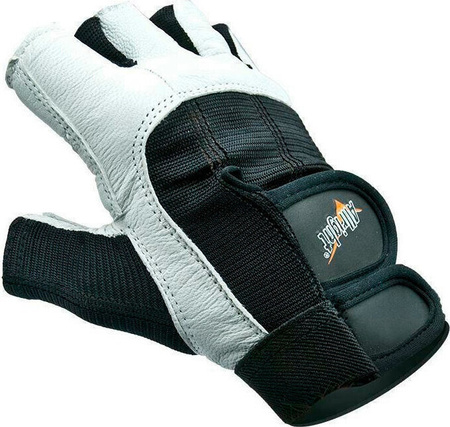 Rękawiczki kulturystyczne męskie Allright KR biały rozmiar XXL