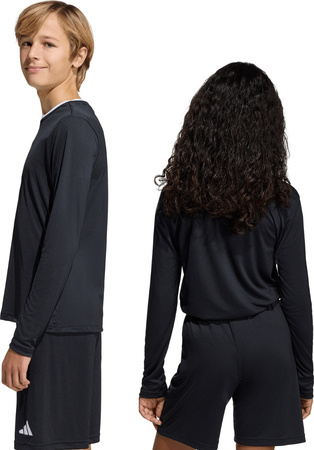 Koszulka dla dzieci adidas Entrada 26 Long Sleeve Jersey czarna KF5879