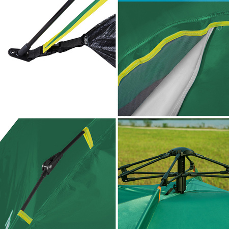 Namiot turystyczny kempingowy trzyosobowy wodoodporny Nils Camp Shadow