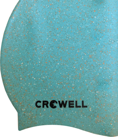 Czepek pływacki silikonowy Crowell Recycling Pearl jasnoniebieski kol.6