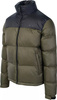 Męska kurtka zimowa pikowana Hi-tec Fowel czarno-zielona rozmiar XL