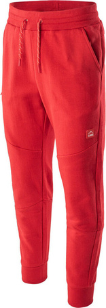Spodnie dresowe bawełniane męskie Elbrus Rolf czerwone rozmiar S