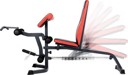 Ławka treningowa pod sztangę modlitewnik HMS wymiary 183 x 69 x 85 cm