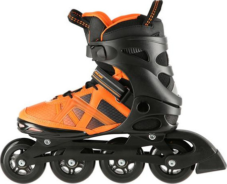 Łyżworolki Nils Extreme NA14112 czarno-pomarańczowy rozmiar 43