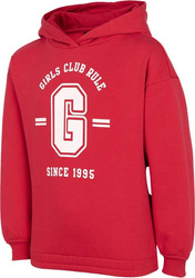 Bluza dla dziewczynki 4F czerwona HJZ22 JBLD004 62S