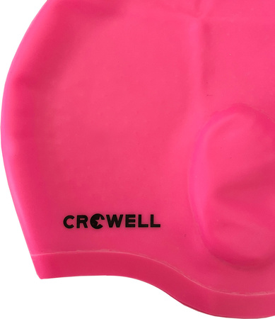 Czepek pływacki Crowell Ucho Bora różowy kol.5