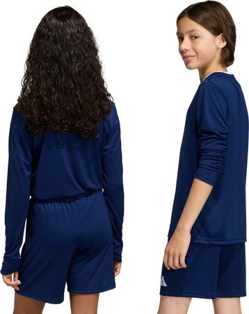 Koszulka dla dzieci adidas Entrada 26 Long Sleeve Jersey granatowa KF5877