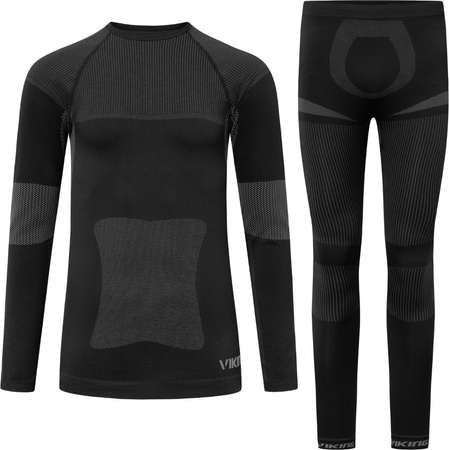 Bielizna termoaktywna męska Viking Dante czarno-szary 500-15-1717-08