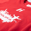 Dziecięca koszulka z krótkim rękawem Huari Poland Fan Kids racing red/white rozmiar 134