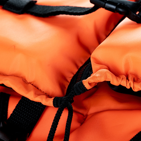 Kamizelka ratunkowa asekuracyjna 100n Junior fluo pomarańczowa rozmiar Child