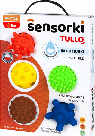 Piłki sensoryczne kształty 5 szt. AM Tullo 417
