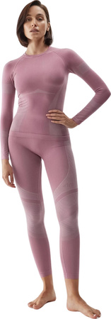 Legginsy damskie bielizna termoaktywna 4F F116 różowe 4FAW23USEAF116 53S