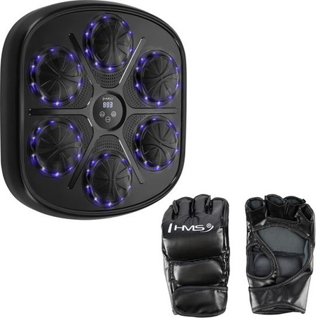 Elektroniczna Tarcza Bokserska Boxing Machine + Rękawice MMA HMS TB03 44,8x41,8x7,5cm