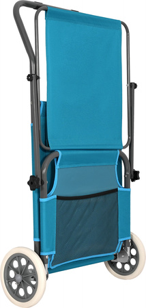 Leżak ogrodowy plażowy basenowy kempingowy składany Nils Camp NC3307 niebieski