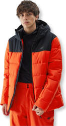 Kurtka narciarska męska 4F M307 pomarańczowa 4FAW23TTJAM307 62S