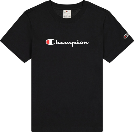 Koszulka damska Champion SS Tee czarna 117534 KK001