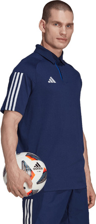 Koszulka męska adidas Tiro 23 Competition Polo granatowa HK8052