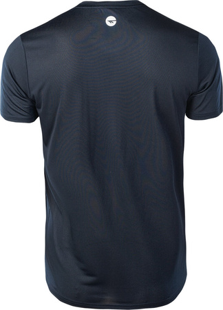 Męska koszulka treningowa z krótkim rękawem Hi-tec Hicti granatowa rozmiar S