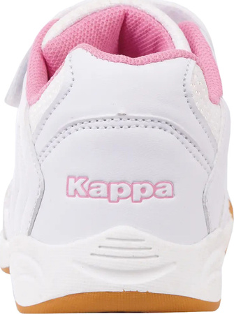 Buty sportowe szkolne miejskie dziecięce Kappa Damba K biało-różowe 260765K 1021