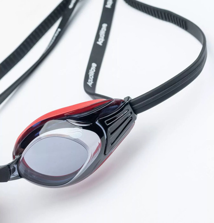 Okularki pływackie pływackie Aquawave WESDE red/smoke