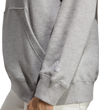 Bluza damska adidas Essentials Linear szara IC6884