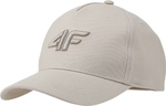 Czapka z daszkiem dla dzieci 4F U388 beżowa 4FJWSS25ACABU388 83S