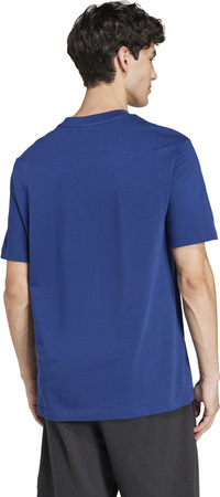 Koszulka męska adidas Essentials Small Logo Single Jersey niebieska JF1093