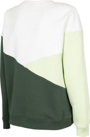 Bluza damska 4F biało-zielona H4L22 BLD013 22S