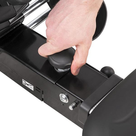 Wioślarz magnetyczny treningowy domowy HMS wymiary 195 x 58,5 x 49 cm