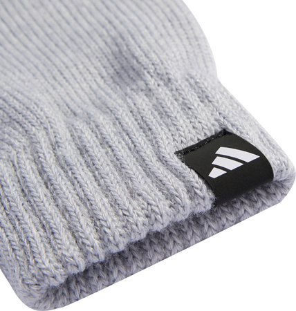 Komplet adidas czapka rękawiczki szary KB7340