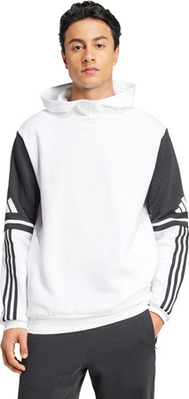 Bluza męska adidas Squadra 25 Sweat Hoody biało-czarna JD2976
