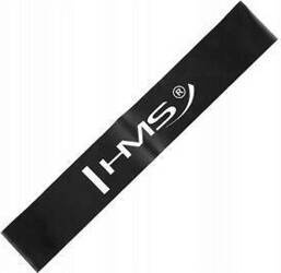 Guma taśma oporowa do ćwiczeń HMS GU04 1.2 X 50 X 600 mm czarna