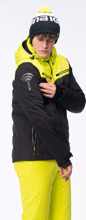 Męska kurtka narciarska ocieplana membrana 10000mmm Iguana Amblo rozmiar XXL