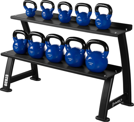 STR39 STOJAK NA KETTLEBELLS DWUPOZIOMOWY COMMERCIAL HMS