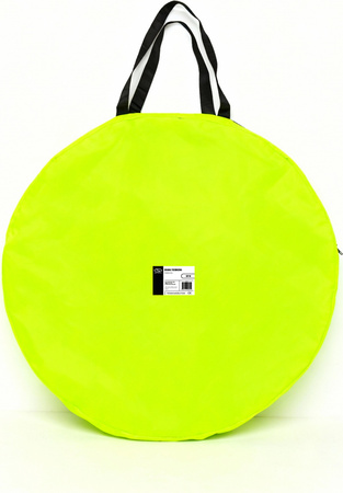Bramka piłkarska treningowa samorozkładająca pop-up SMJ Sport zielony neon 120x80x80 cm