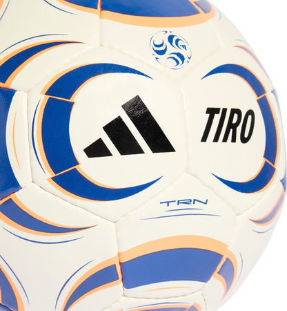 Piłka nożna adidas Tiro Training biało-niebieska JW1528