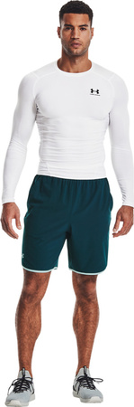 Koszulka męska Under Armour HG Armour Comp LS biała 1361524 100