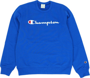 Bluza męska Champion Crewneck Sweatshirt niebieska 220254 BS008