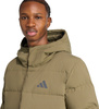 Kurtka męska adidas Helionic Climawarm Hoodie oliwkowa JX0580