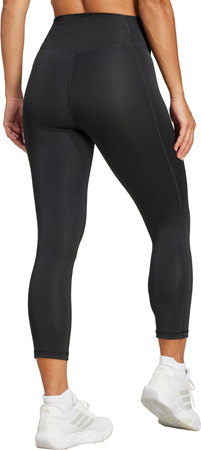 Legginsy damskie adidas Optime Essentials Stash 3/4 czarne IY9243