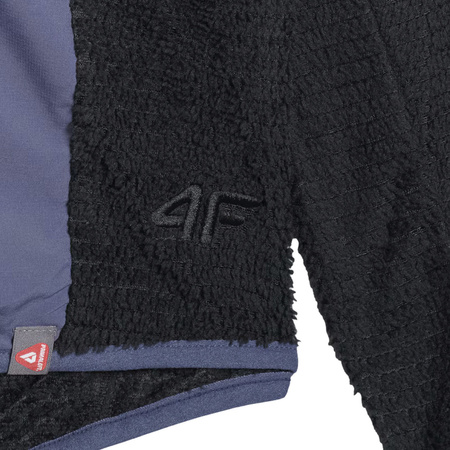 Bluza męska 4F M582 niebiesko-czarna 4FWAW25TFSWM582 32S