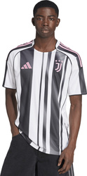 Koszulka męska adidas Juventus Home 25/26 biało-czarna JJ4320