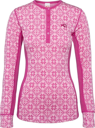 Damska bluza koszulka termoaktywna wełna merino Kari Traa Rose LS rozmiar L