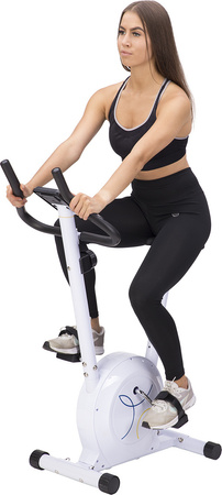 Rower treningowy stacjonarny magnetyczny One Fitness RM8740 biały