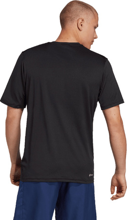 Koszulka męska adidas Train Essentials Stretch Training czarna IC7413