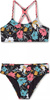 Dziecięcy strój kąpielowy dwuczęściowy O'neill MIX AND MATCH TROPICS BIKINI black/blue bluemchen rozmiar 140