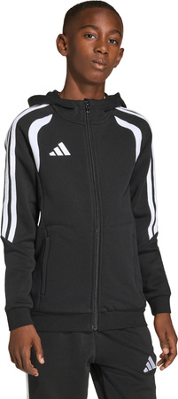 Bluza dla dzieci adidas Tiro 26 League Sweat Full Zip Hoodie czarna KF3324
